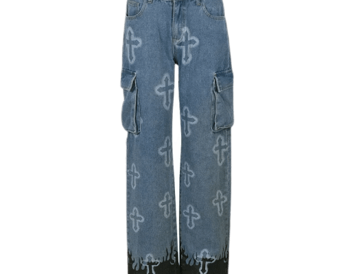 Chrome Hearts cross jeans